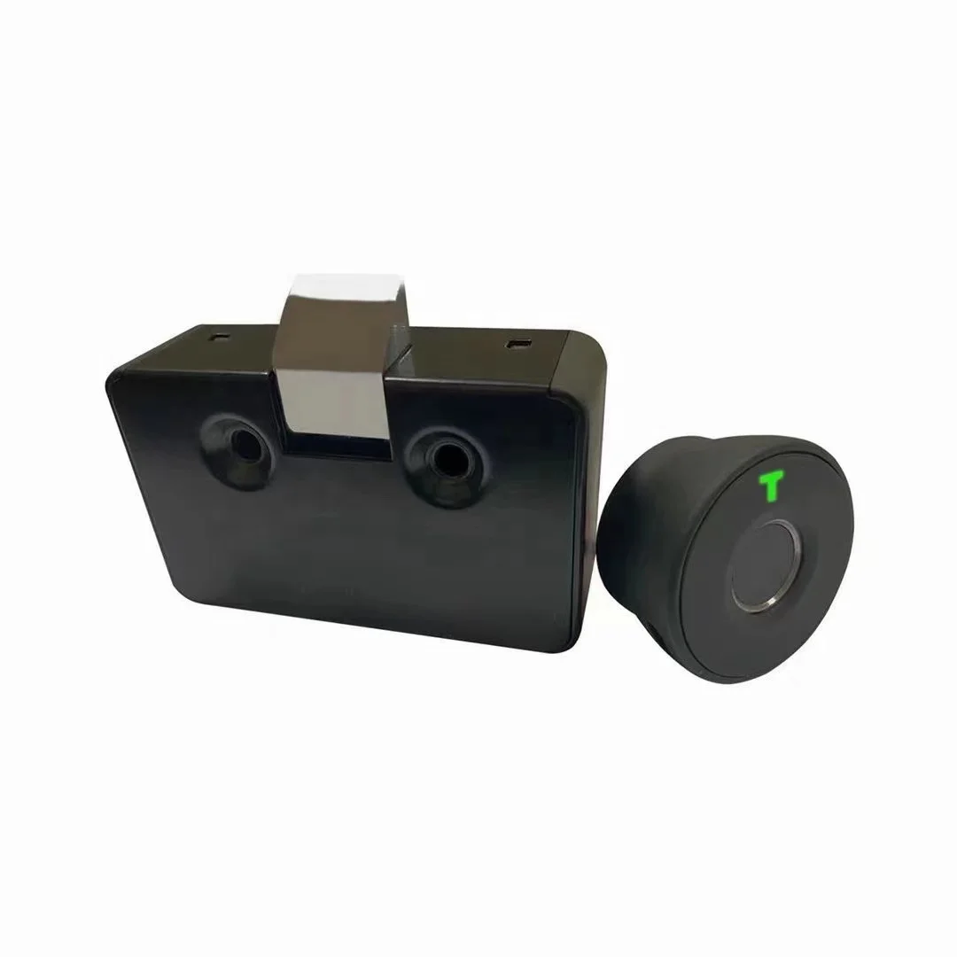 Black Electronic Smart Fingerprint Drawer Lock Small Fingerprint Locker Lock