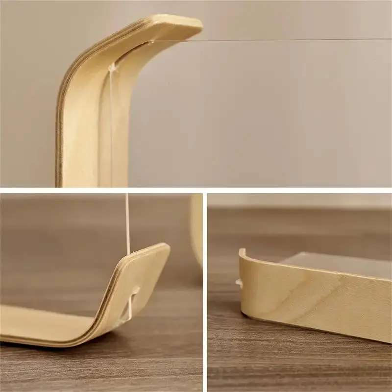 STANDWIDE 4x6 inch Acrylic Wooden Photo Frame Herbarium Display Calendar DIY Frame Wedding Party Photo Frame