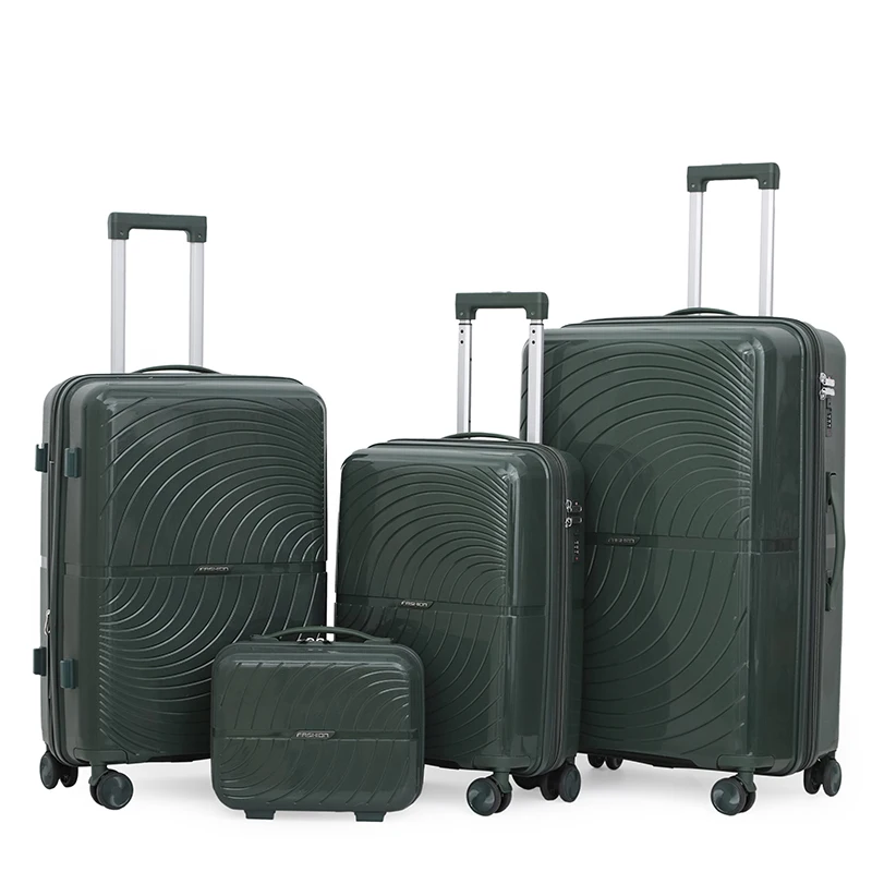 OMASKA Wholesale PP Suitcase 4 Pcs Luggage Set 14 20 24 28 Inch Women PP Trolley Bag