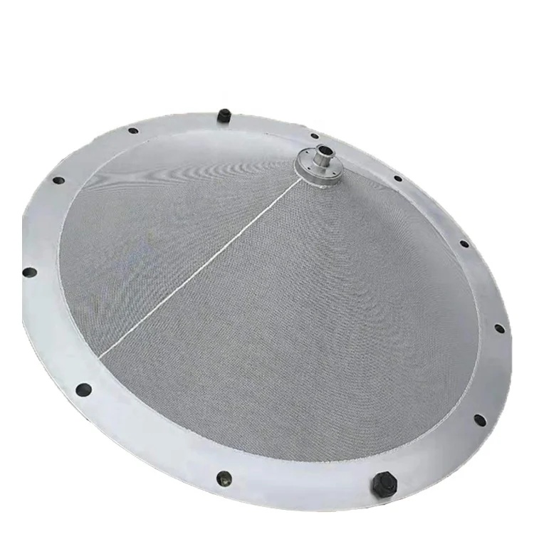 316L stainless steel sintered mesh fluidizing media with conical shape for fluidized hoppers