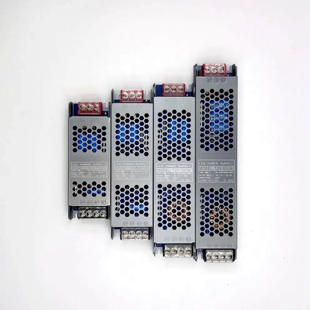 Ultra Slim Smps Led Driver 24V Power Supply 12V 400W
