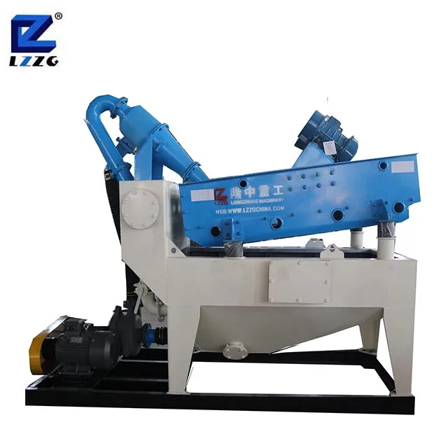 Sand extraction machine with hydro cyclone desander in Indonesia