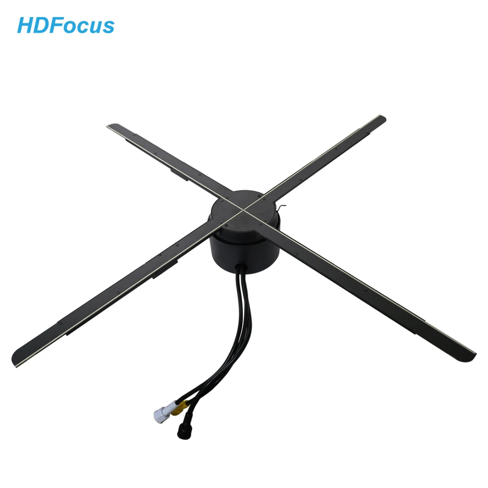 80Cm Ologramas 3D Display Hologram Fan With Ip65 Waterproof 3D Video Projector Holographic Device Hologram 3D Led Fan
