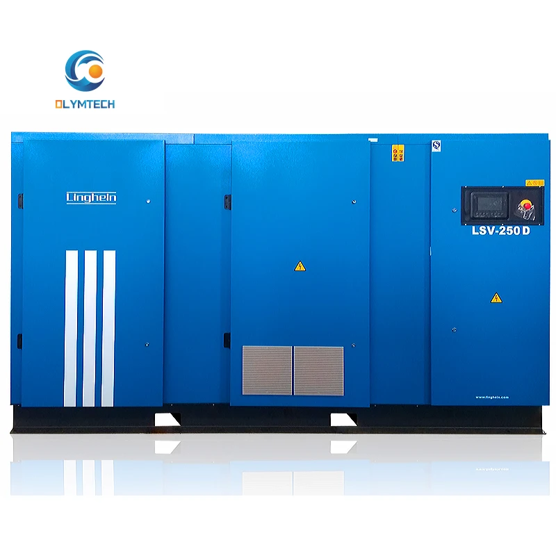  TOP LINGHEIN 335HP/250KW/10BAR/VSD стабильный воздушный компрессор для продажи