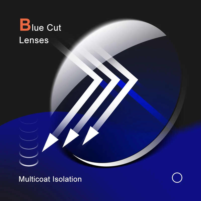 Photon Wholesale Factory Price Eye Protection Optical 1.56 UV420 Anti Blue Eyeglass Lens