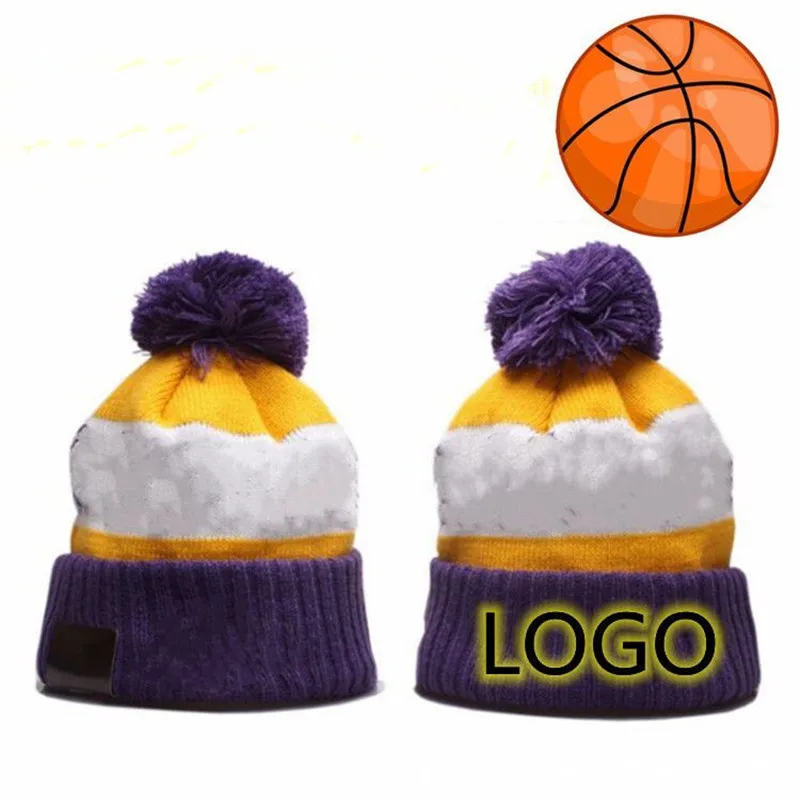 Hot Sale Basketball Wool Hat Winter Warm Fans Knitted Hat Caps Warm Basketball Hats