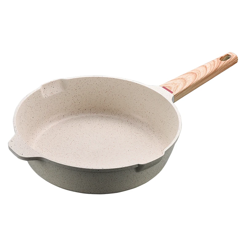 Aluminum frying pan forged top non-stick coated induction cooker frying pan breakfast pan cookware set