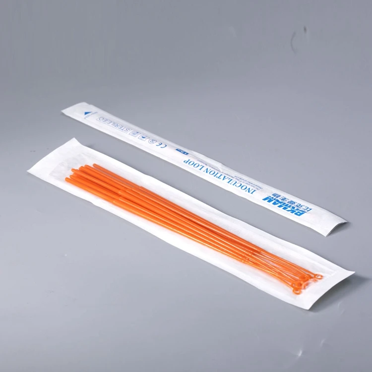 China Supplier Lab Consumables Disposable Plastic10ul Inoculation Loops Sterile