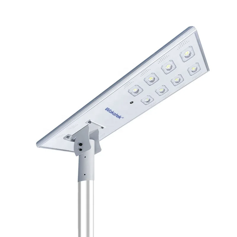 WAKATEK  Energy Saving  High Lumen IP67 Waterproof 60w all in one solar  street light