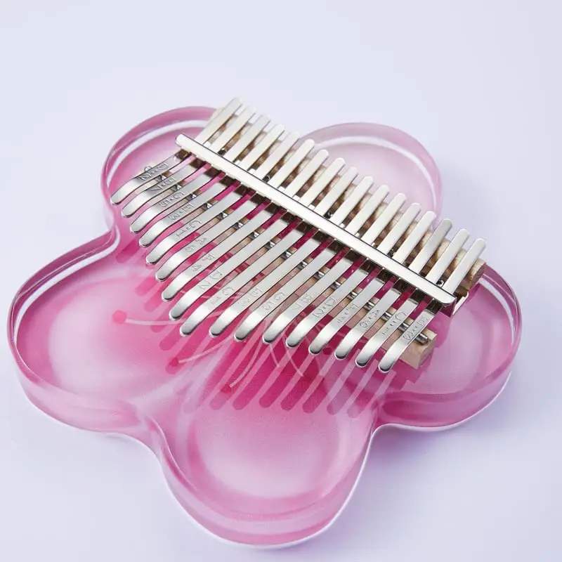 17keys acrylic kalimba thumb piano calimba small percussion instruments canada