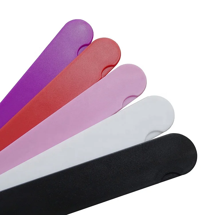 High quality custom logo plastic board nail file 100/180 with replacement sandpaper