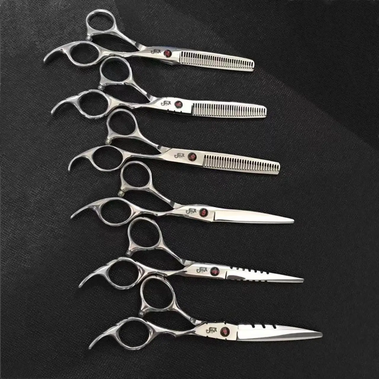 5.5/6/6.5/7inch Cobalt Steel 6cr Hair Thinner Teeth Scissors High Quality Hair Scissors Thinning Shears Tooth Scissors