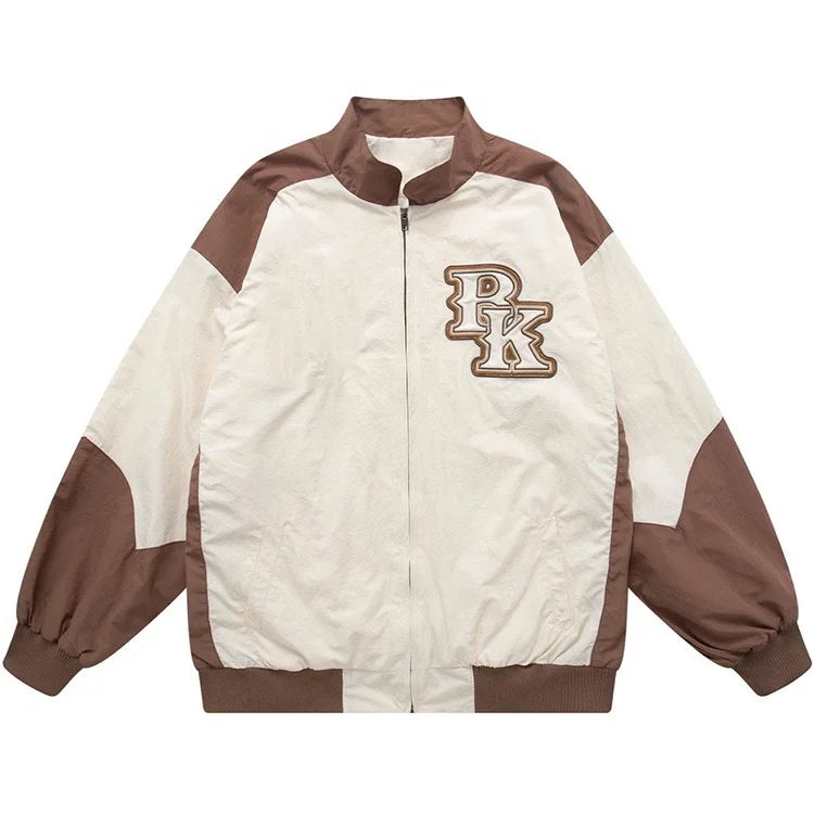 Custom Embroidered High School Jacket Basketball Varsity Jacket For Men