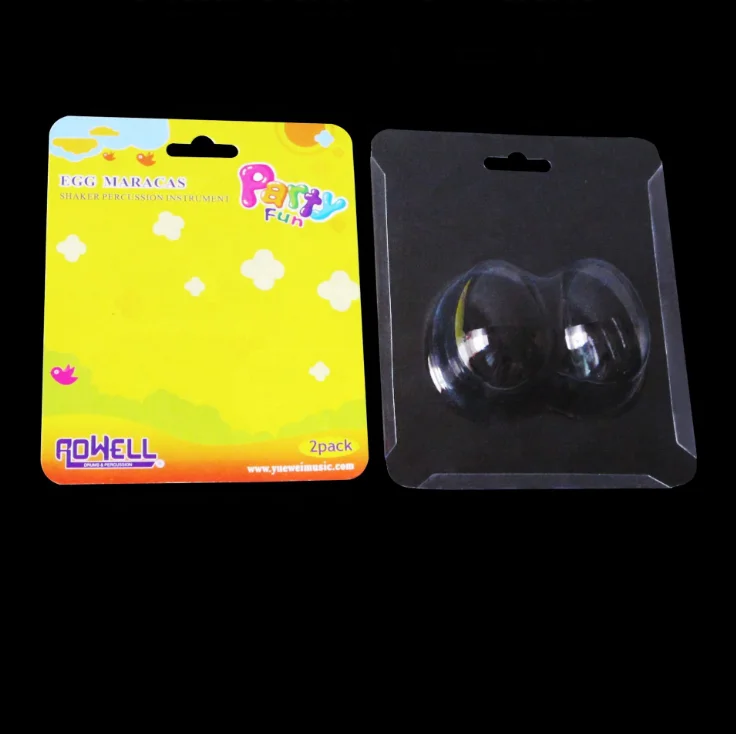 Blister Retail Small MOQ Sliding Blister Card Packaging With Hang Hole