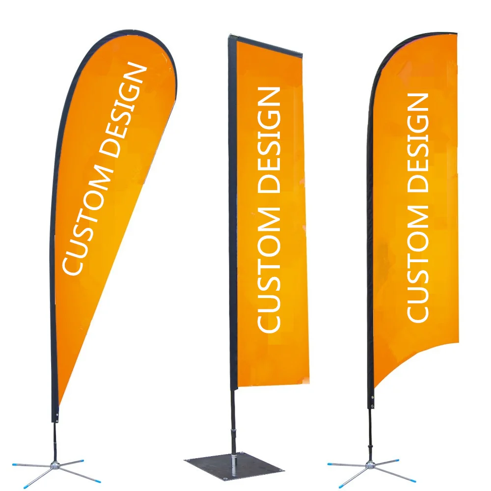 Рекламный полноцветный Летающий бант, парус, каплевидные перья, баннеры, пляжные флаги