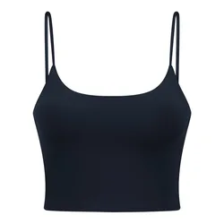 Customize Logo Fitness Yoga Wear Sexy Thin Straps Padded Crop Tops Classic Sports Bras