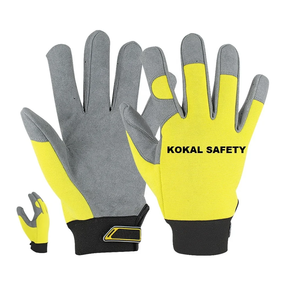 Automotive Industrial Mechanical Safety Gloves Rappelling Mechanic Gloves Best Crack Climbing Gloves For Belaying And Abseiling