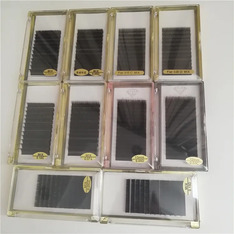 
High quality private label eyelash extensions silk and eyelashes extension volume 