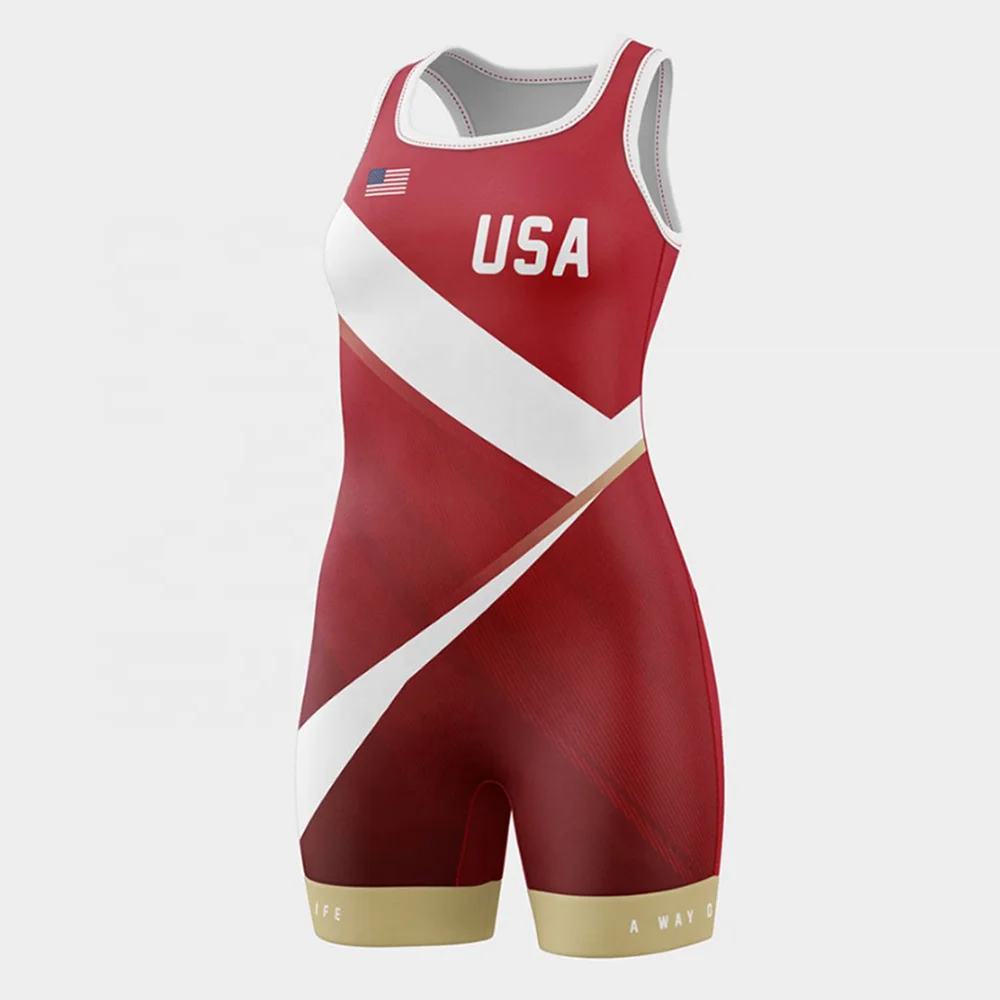 Aze 4xl 5xl Polyester lycra Weightlifting Vintage Sublimation Printing Custom Kids Men Women Wrestling Singlet