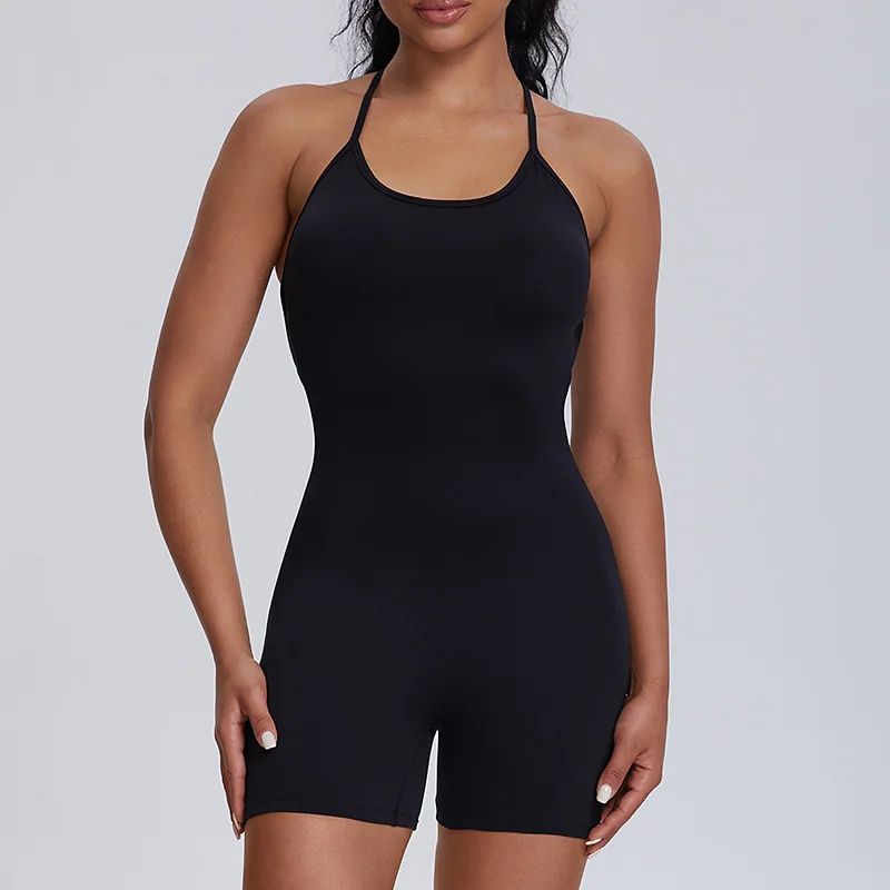 Womens Gym Clothing Workout Jumpsuit Fitness & Yoga Wear Bodysuit Gym Jumpsuits For Women One Piece Yoga Jumpsuit Sports Romper