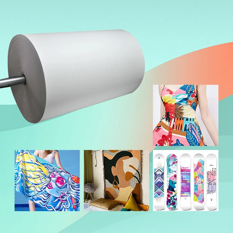 SUBLICOOL Competitive Price Sale Tshirt Thermal Transfer Paper Sublimation Paper30 50grams for Big Roll Heat Press