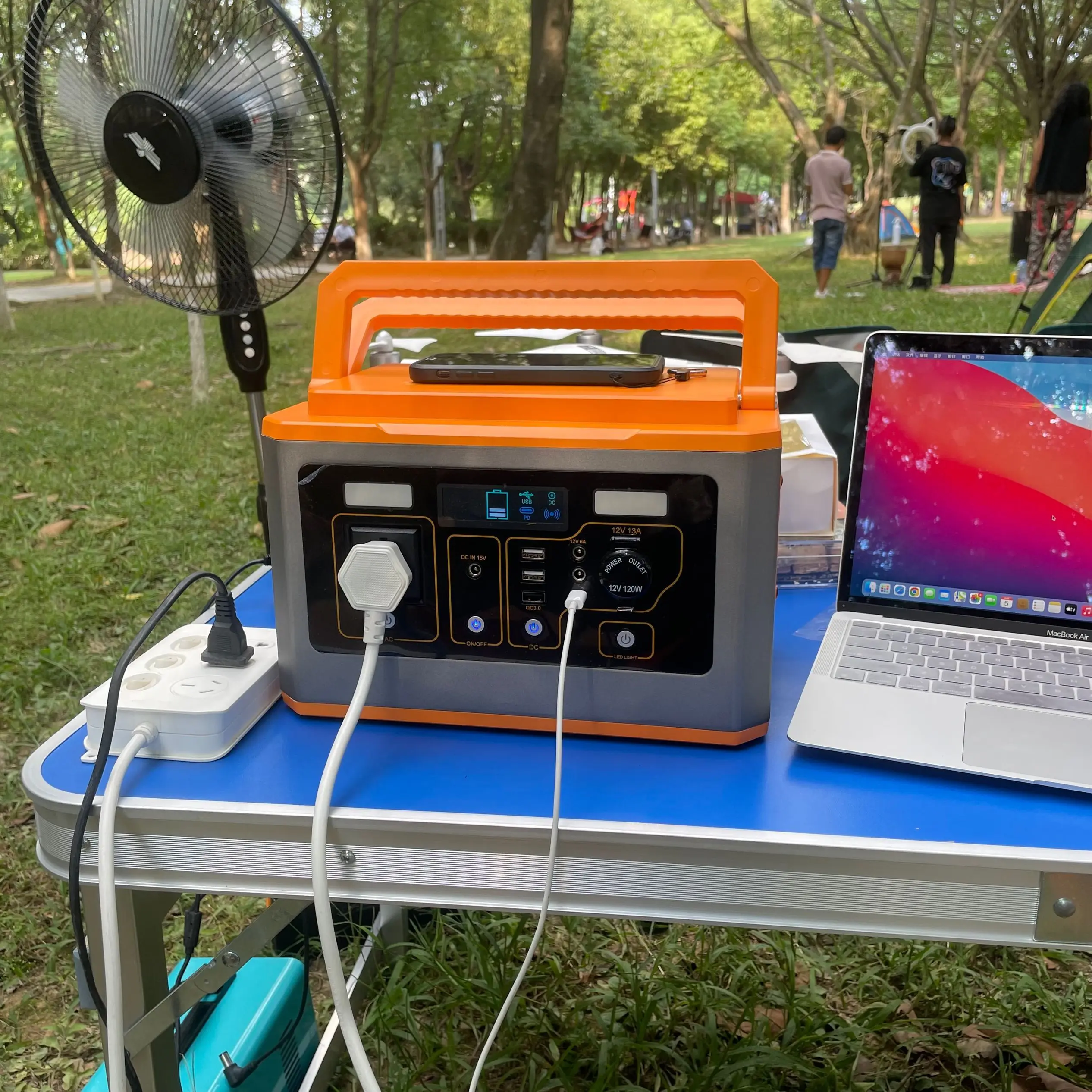 Portable Power Station 1000W 1000Wh 110V 220V Lifepo4 Battery Pack DC AC USB Home Outdoor Camping Car Jump 500w