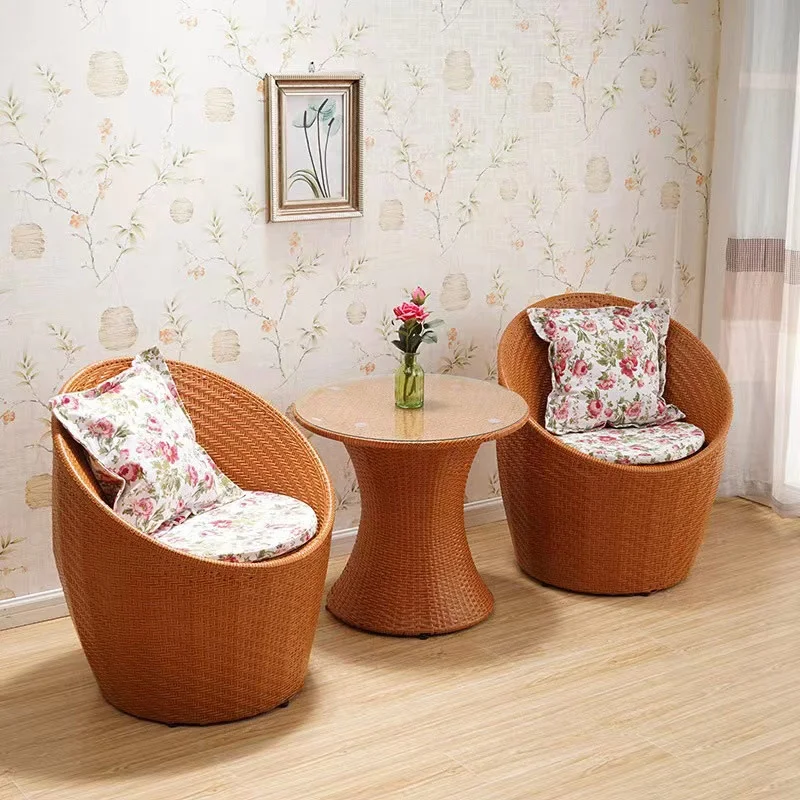 Outdoor Furniture Garden Optional Color Modern Rattan Chair Material Plastic