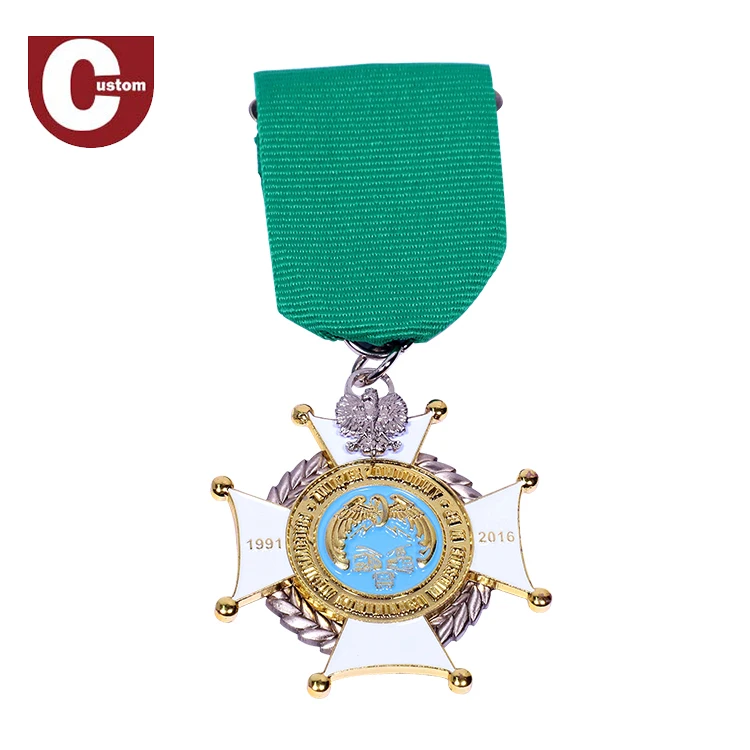 Blank Medallion Die Cast Sports Coins Volunteer Award Custom Metal Badge Moulded Medals