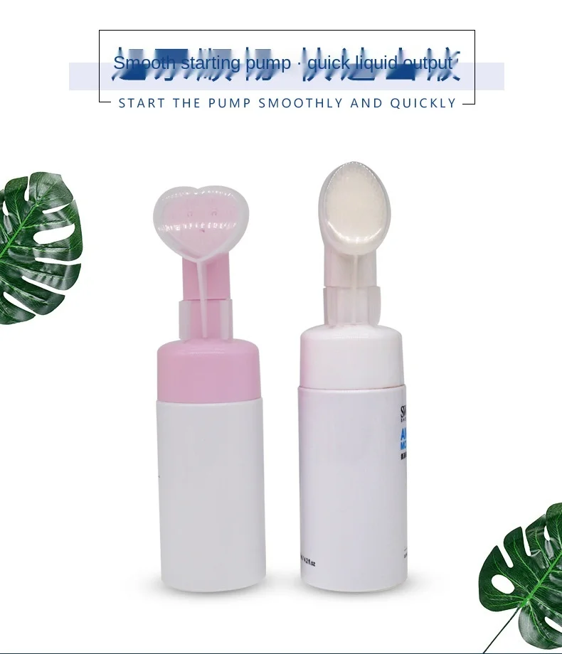 
Guangzhou Ruida Factory Direct Sales 43Dental amino acid foam pump Silicone foam brush pump Cleansing Mousse pump head 