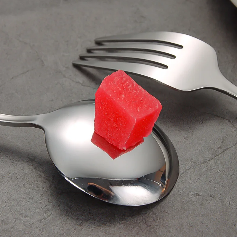 Wholesale Spoon And Fork Set Luxury Golden Cutlery Set Stainless Steel Gold Silverware Flatware Gold Spoon