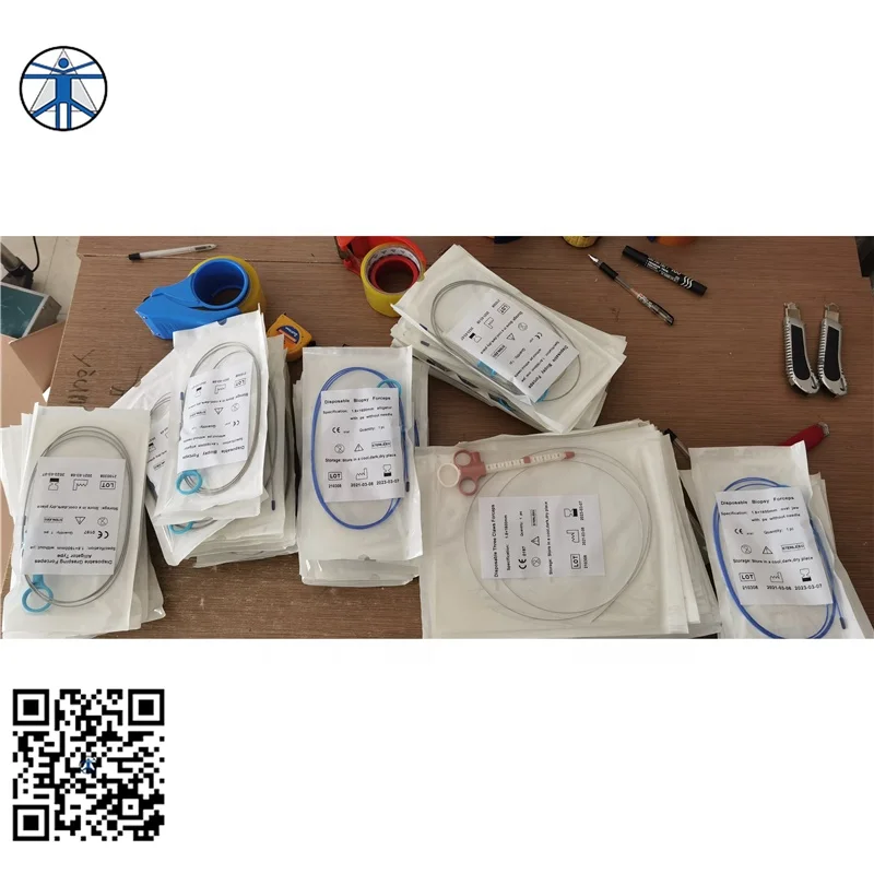 2.3mm disposable endoscopic alligator forceps Gastroscope, bronchoscope, rhino-pharyngoscope