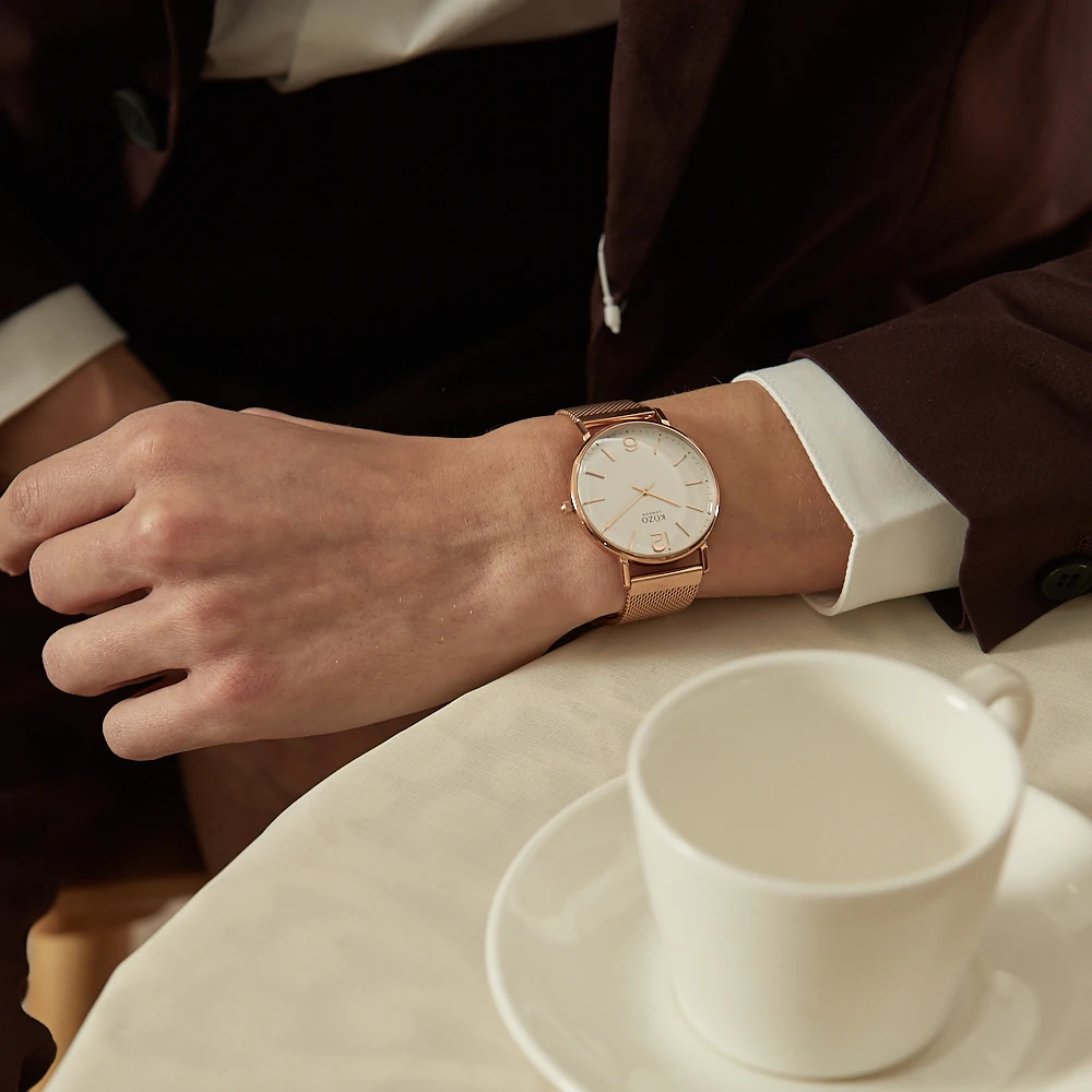 High Quality Fashion Wrist Luxury Mens Custom Logo Quartz Watch For Men