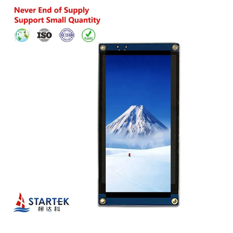 5.0' 5 inch HMI LCD 480*854 Resolution UART RS232 RS485 tft Module with uart interface driver board