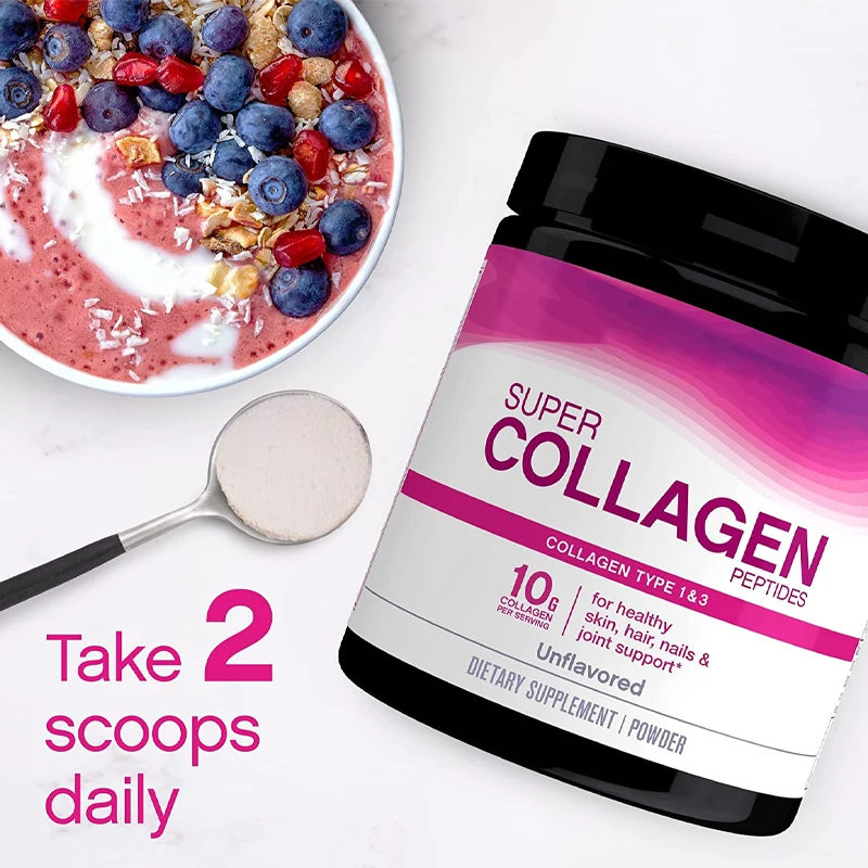 OEM ODM Private Label vital proteins collagen peptides powder Hydrolyzed Collagen Drink Collagen Supplement for Skin Beauty and
