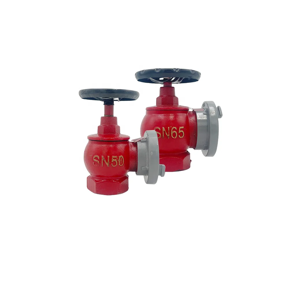 65Mm Wet Type Indoor Hydrant Angle Valve For Fire Fighting  Manufacturer