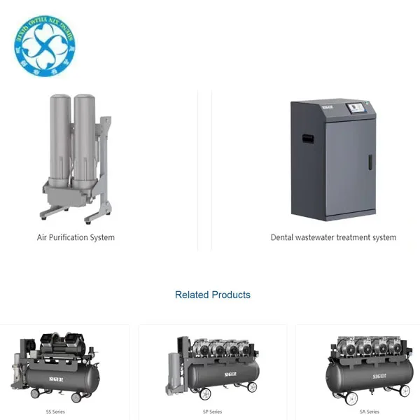 Low noise Auto control technology high efficient suction dental suction unit