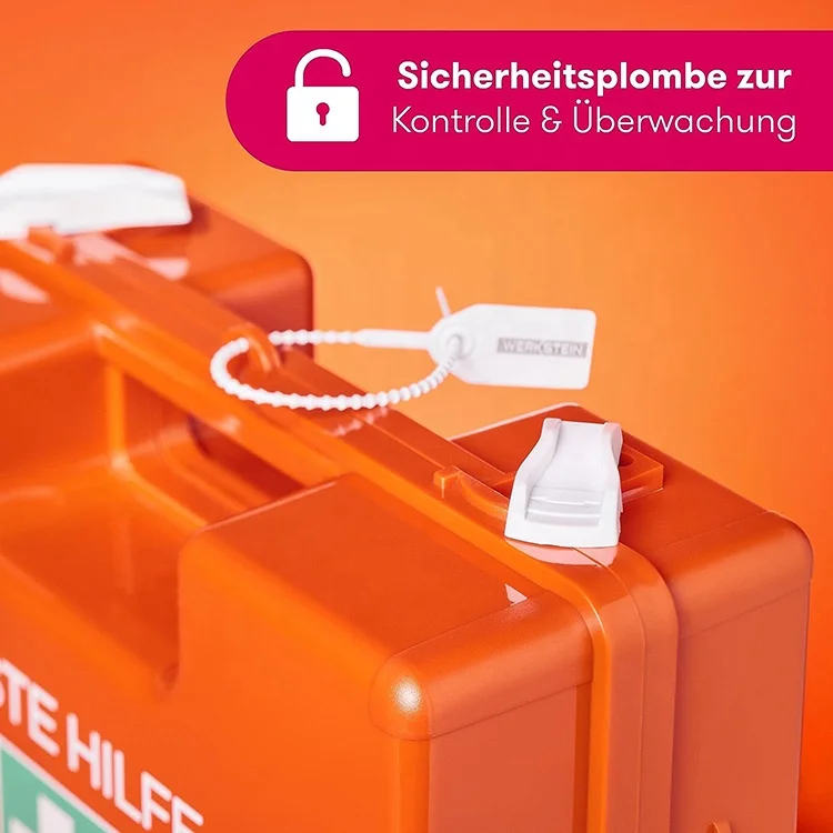 Din 13157 Germany Approved Wall- mounted ABS First Aid Box Medical First Aid Kit for official business