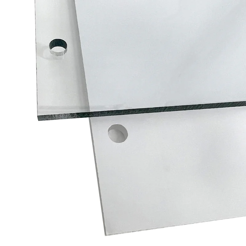 Solid Polycarbonate Sheet Drilling Transparent 6mm PC sheets for Canopy Roofing Panels Greenhouse Board