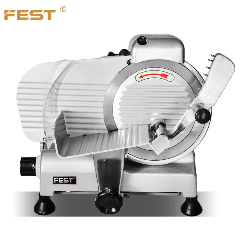 FEST Meat Slicer Professional 0-17mm 250mm Krups Meat Slicer Cutting Machine Price Meat Cutter