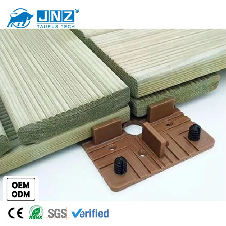 JNZ Multi-functional Construction Materials Plastic Deck Tile TA-FH 5mm Connector For Hardwood Floor