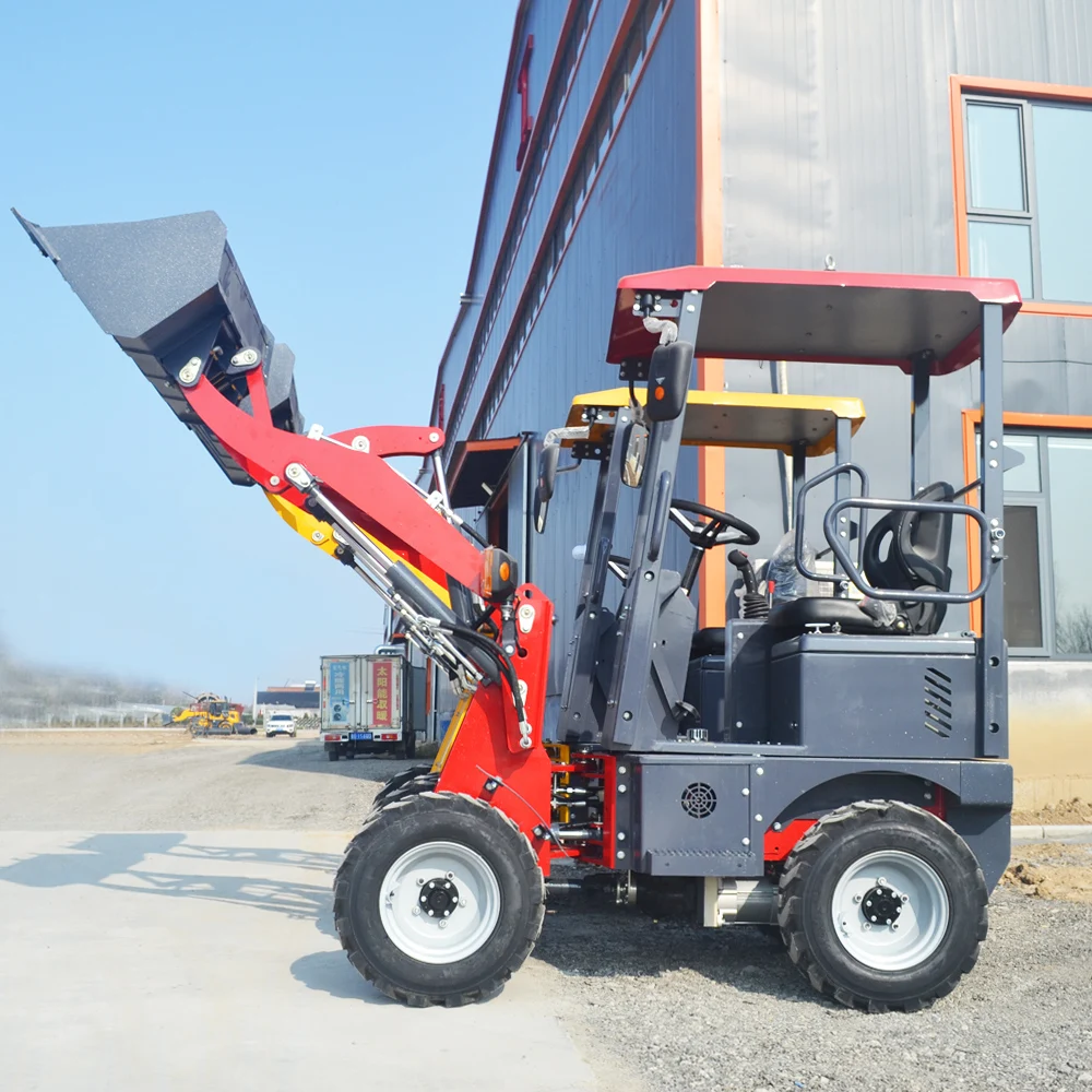 compact  electric 4 way reach mini loader solute 4 wheel  4x4 l880 1 ton electric motor for mini loader