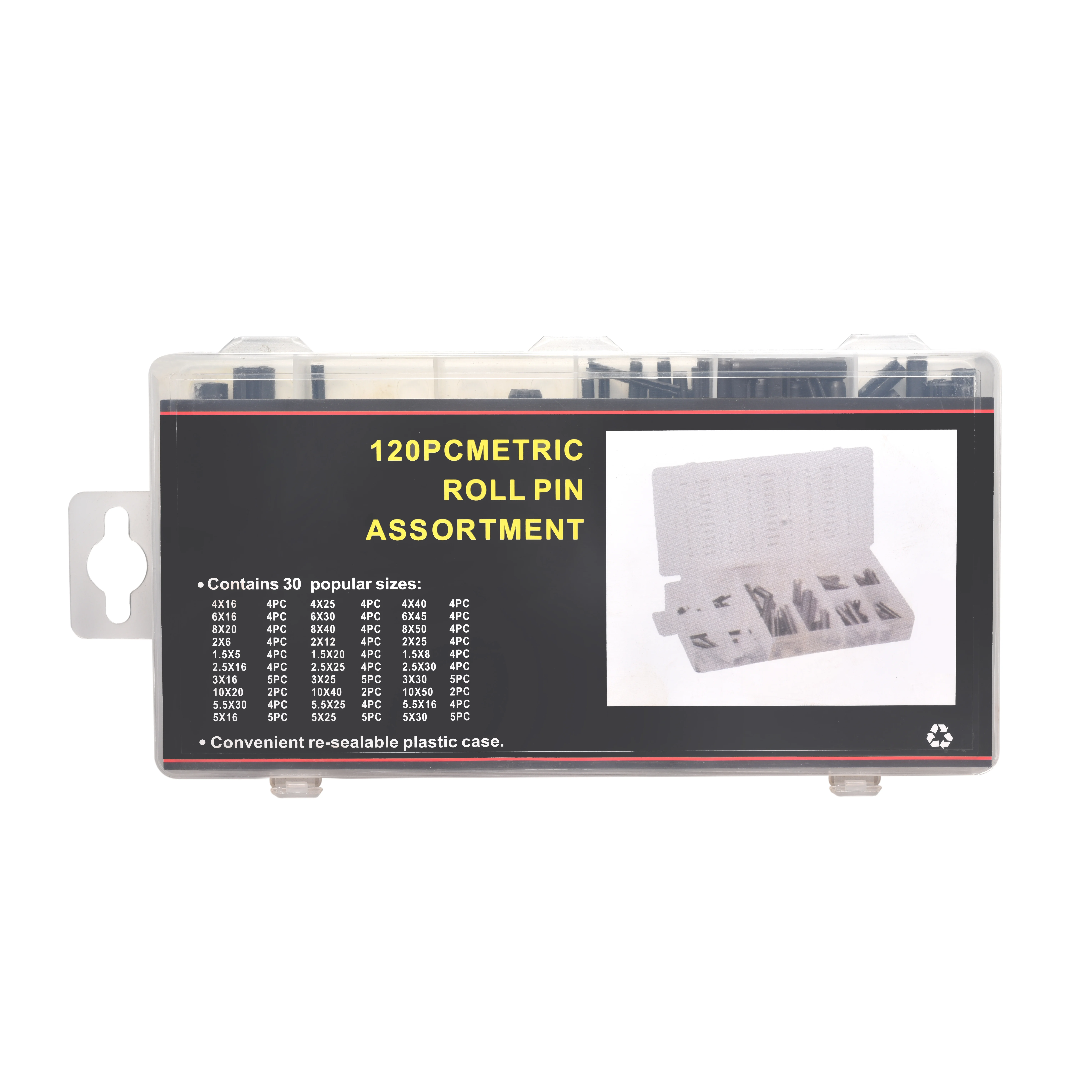 Wholesale 315pc metric roll assortment kit Expansion Dowel Tension Roll Pin Set for Home Improvement Automotive Repair Machining