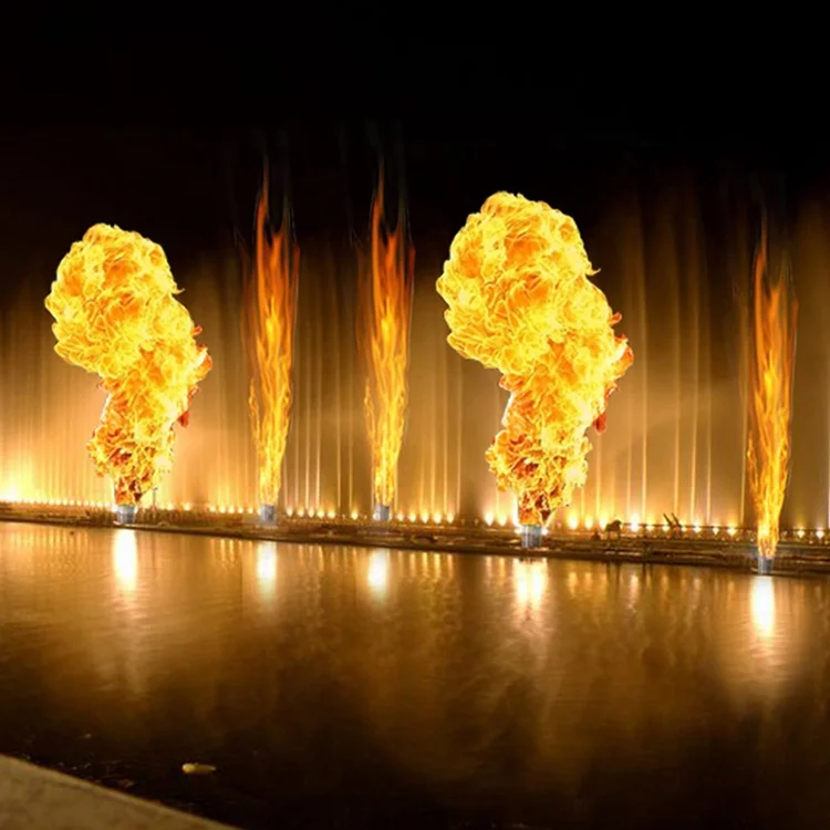 Fenlin factory outdoor Decoration Music Water Fire Fountain