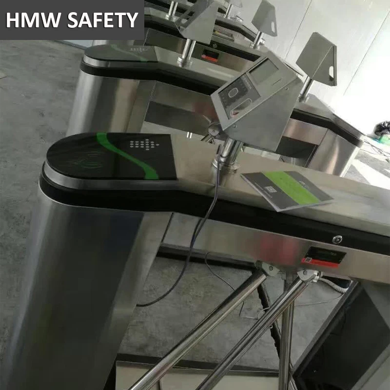 Турникет-перегородка для контроля доступа в метро с кардридером IC