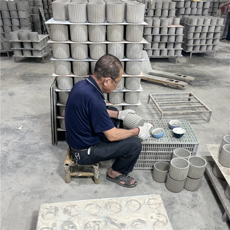 Nordic style home ornament craft decoration vases home wedding tabletop decor terracotta ceramic flower vases