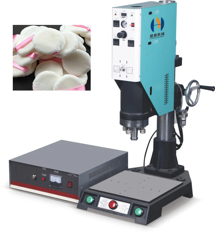 Cheapest Price Ultrasonic Welding Machine Powder Puff Making Machine For Welding Powder Puff