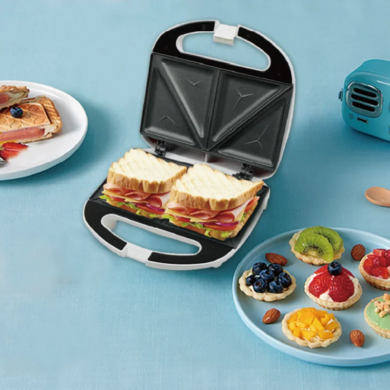 NR9159 Household Mini 2-Slice Auto Control Temperature Grill Toaster Breakfast Sandwich Maker