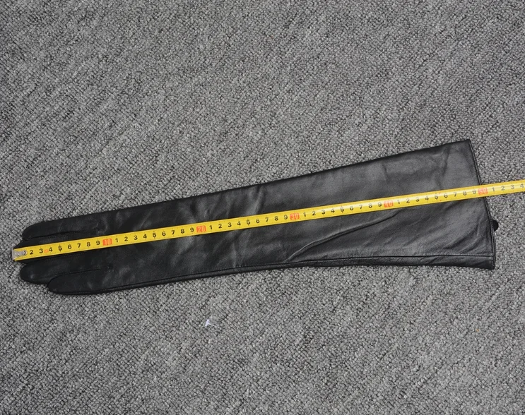 Fashion Ladies Sheepskin Elbow opera  Long Leather Glove for women