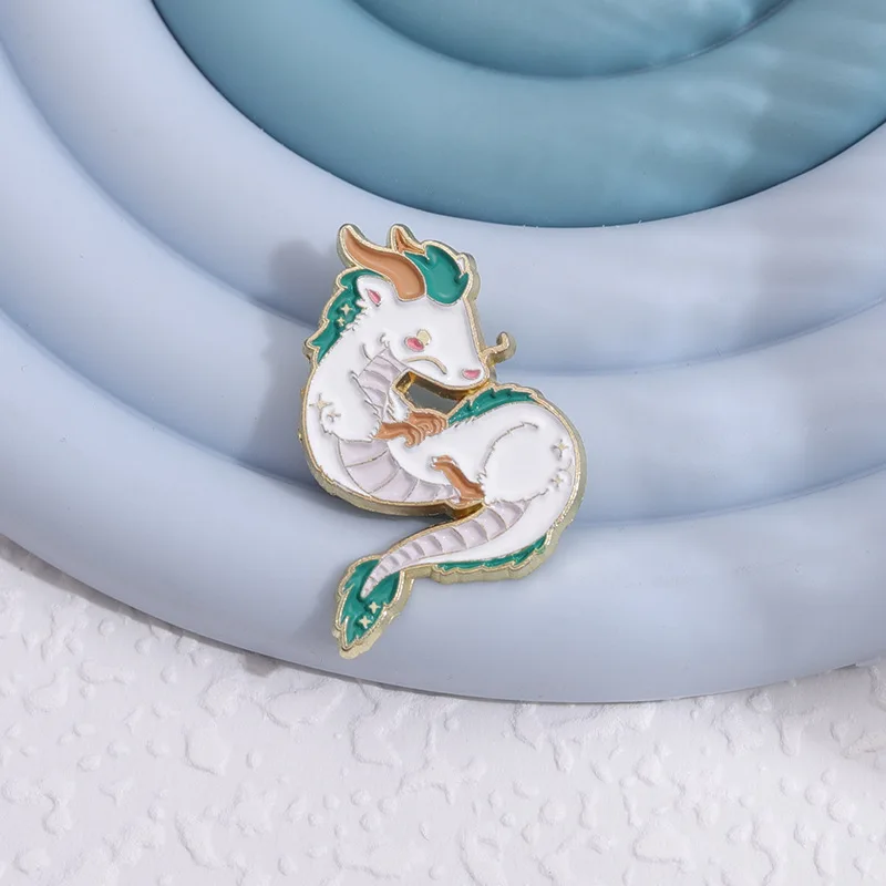 Stock Customized Hot Promotional Gifts Plating Color Custom Cute Design Cartoon Metal Enamel Pin For South Korea Studio Ghibli