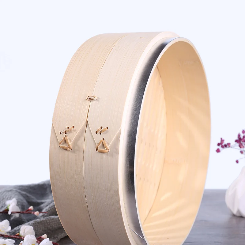 Hot Sale Chinese food dim sum bamboo steamer basket Heighten  bamboo steamer for cooking